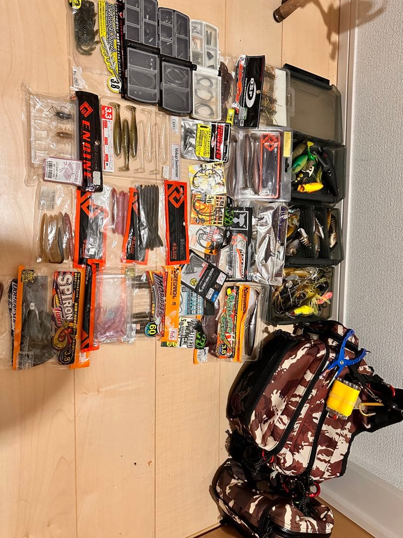 バス釣り　タックル　スピニング　ベイト