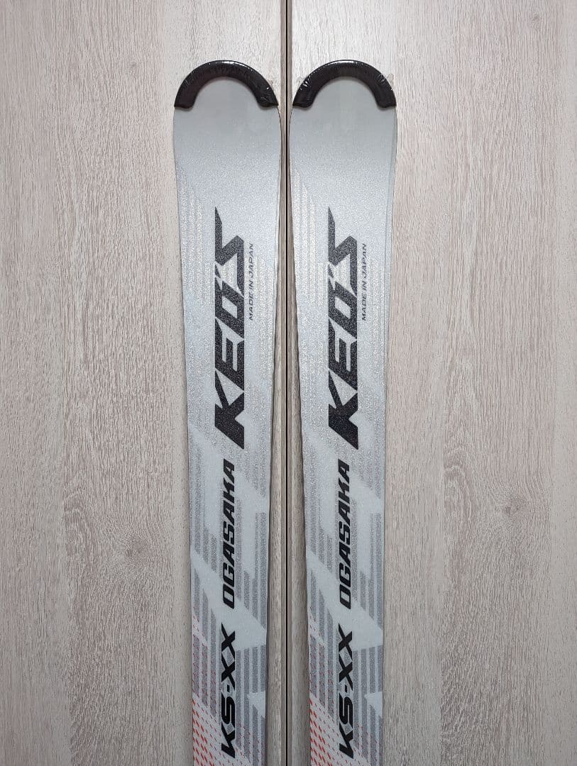 オガサカKEO'S KS-XX 177cmスキー ホワイト/シルバー - メルカリ