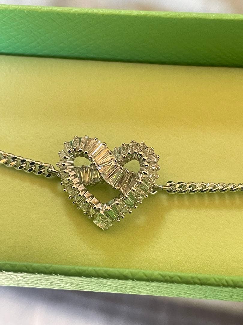 SWAROVSKI matrix ブレスレット ハート