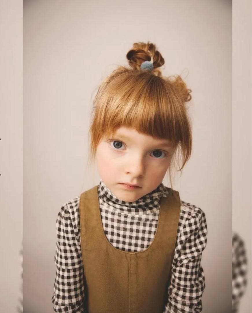 Soor Ploom ピナフォアDelia Pinafore -Brush 8y