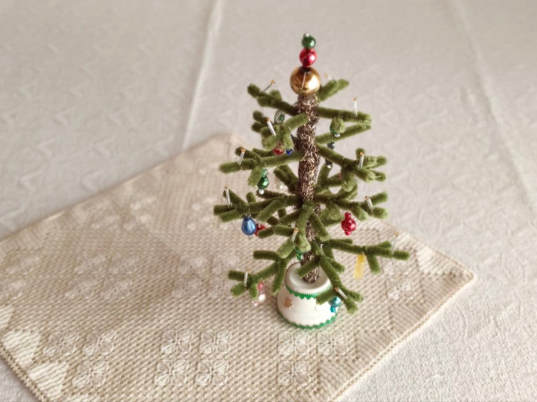 * christmas tree ❀ ヴィンテージオーナメントのクリスマスツリー