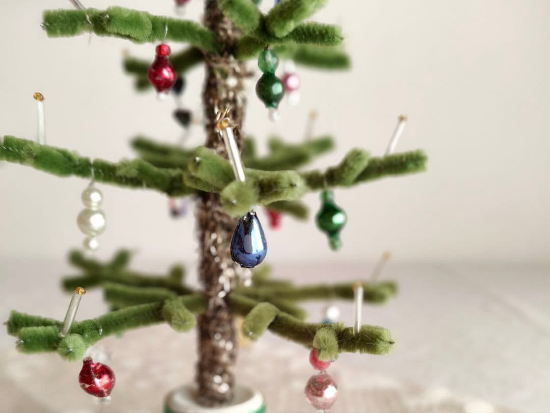 * christmas tree ❀ ヴィンテージオーナメントのクリスマスツリー