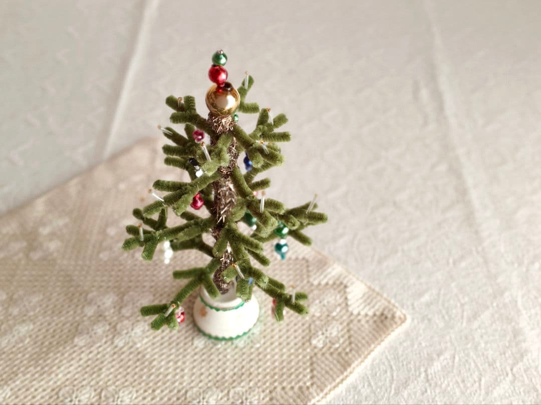 * christmas tree ❀ ヴィンテージオーナメントのクリスマスツリー