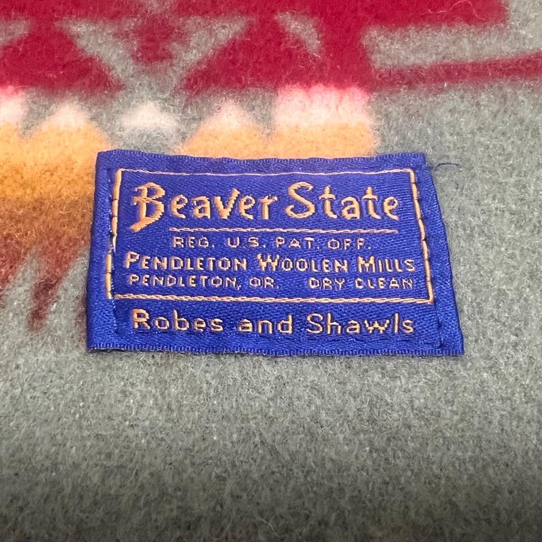 ヴィンテージ Pendleton ブランケット Beaver State