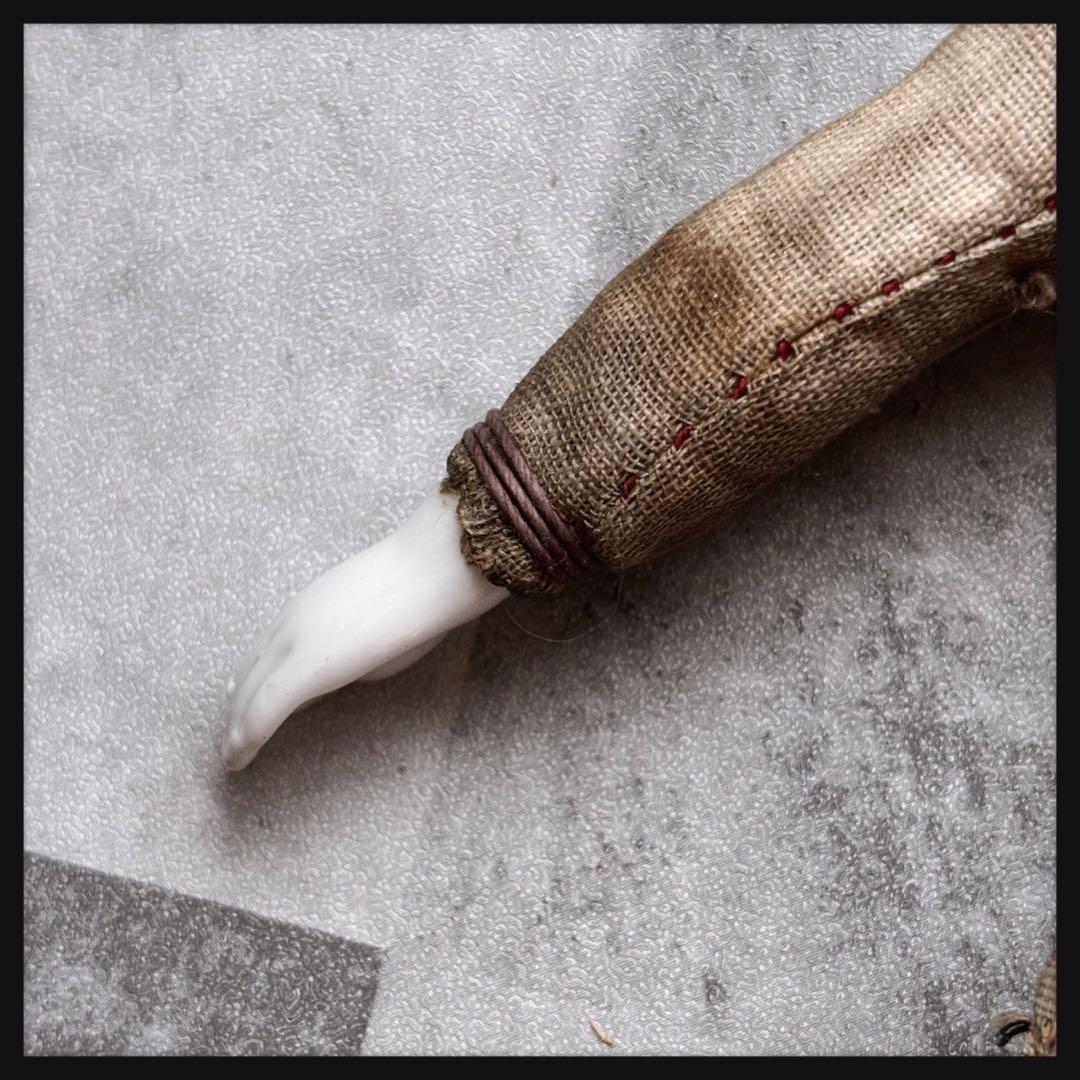 アンティーク チャイナヘッドドール ビスクドール 1800年代後期