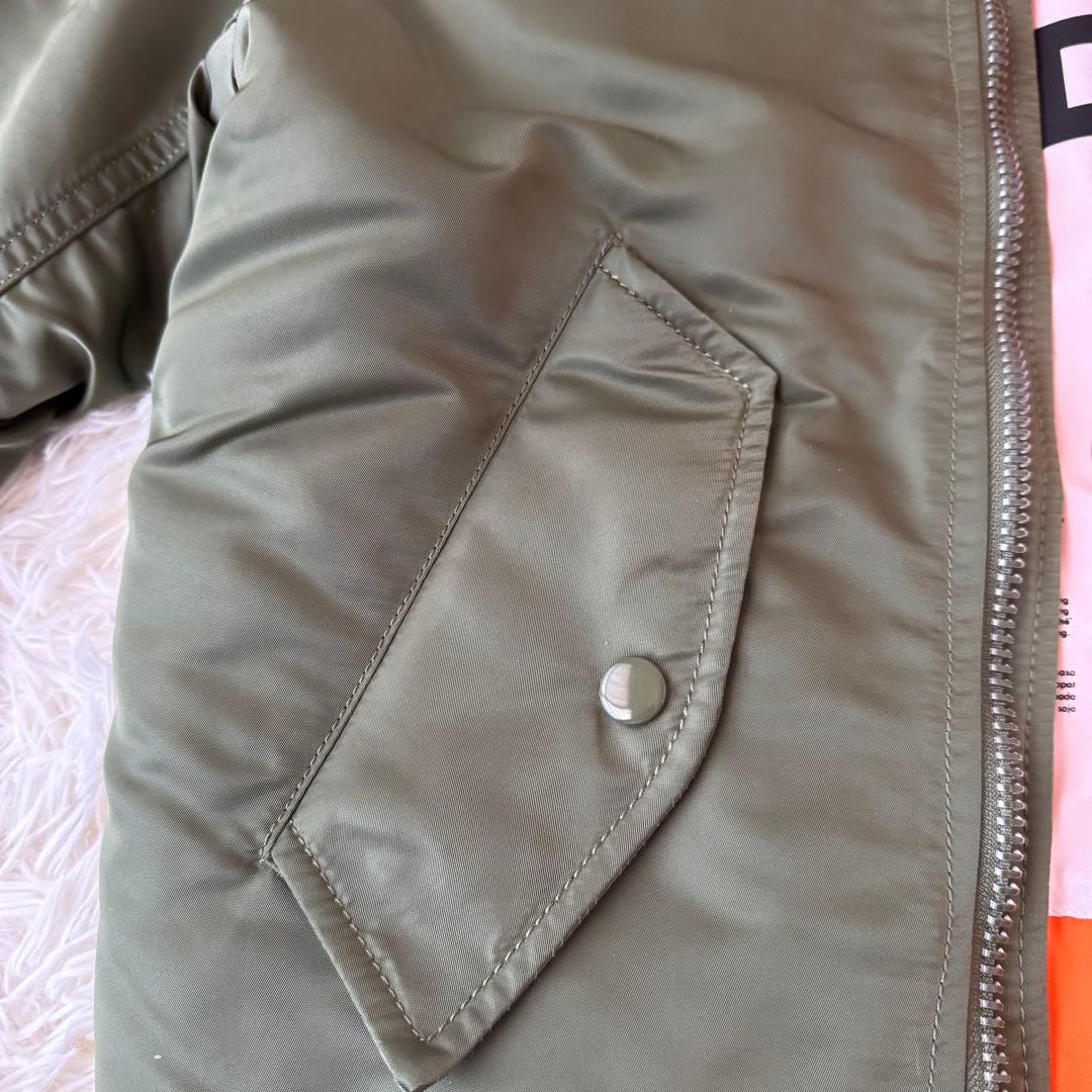 新品級 CDG×アルファインダストリーズ MA-1フライトジャケット カーキ M
