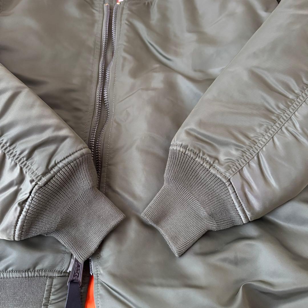 新品級 CDG×アルファインダストリーズ MA-1フライトジャケット カーキ M
