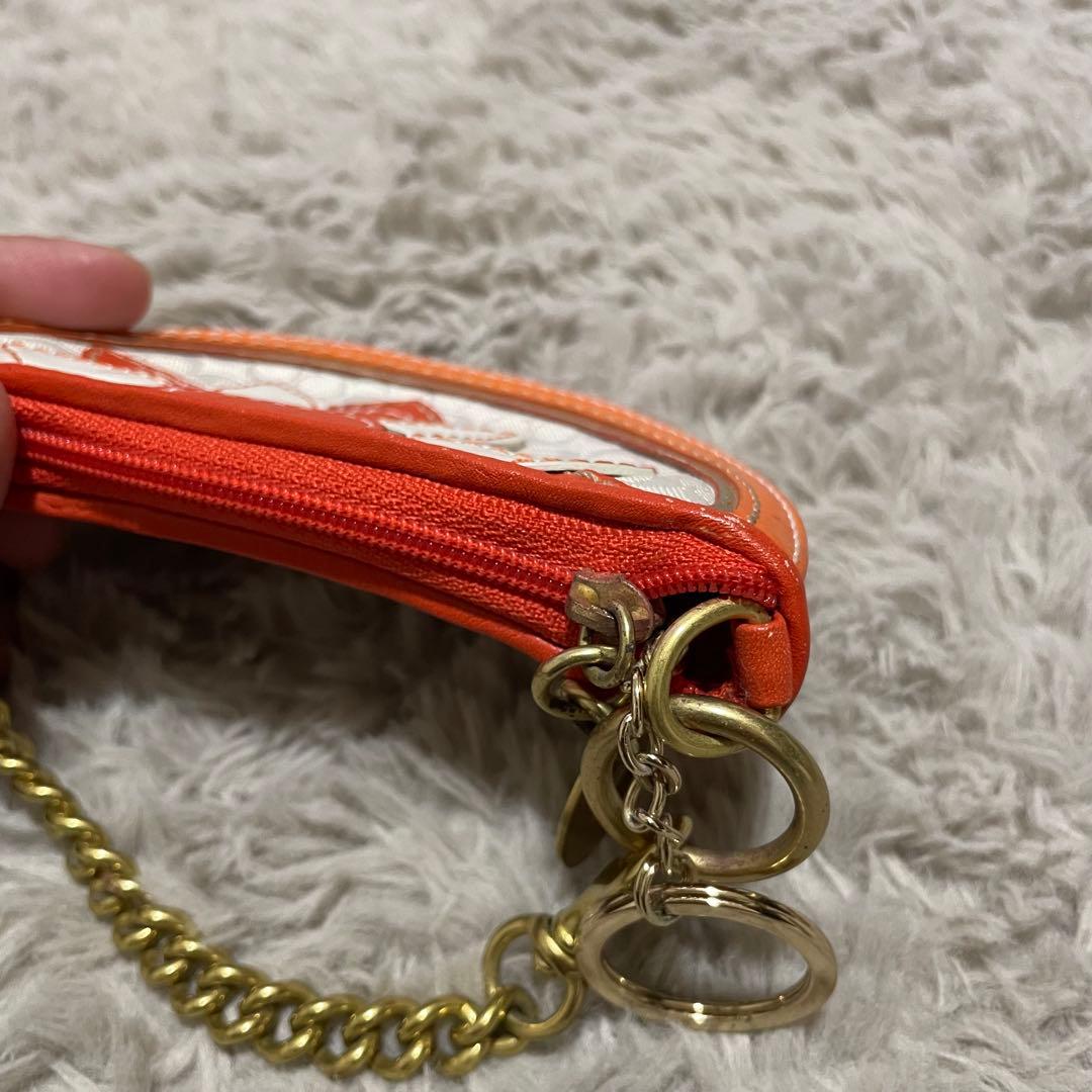 超激レア✨ コーチ ケース 財布 フルーツ オレンジ ミニシグネチャー