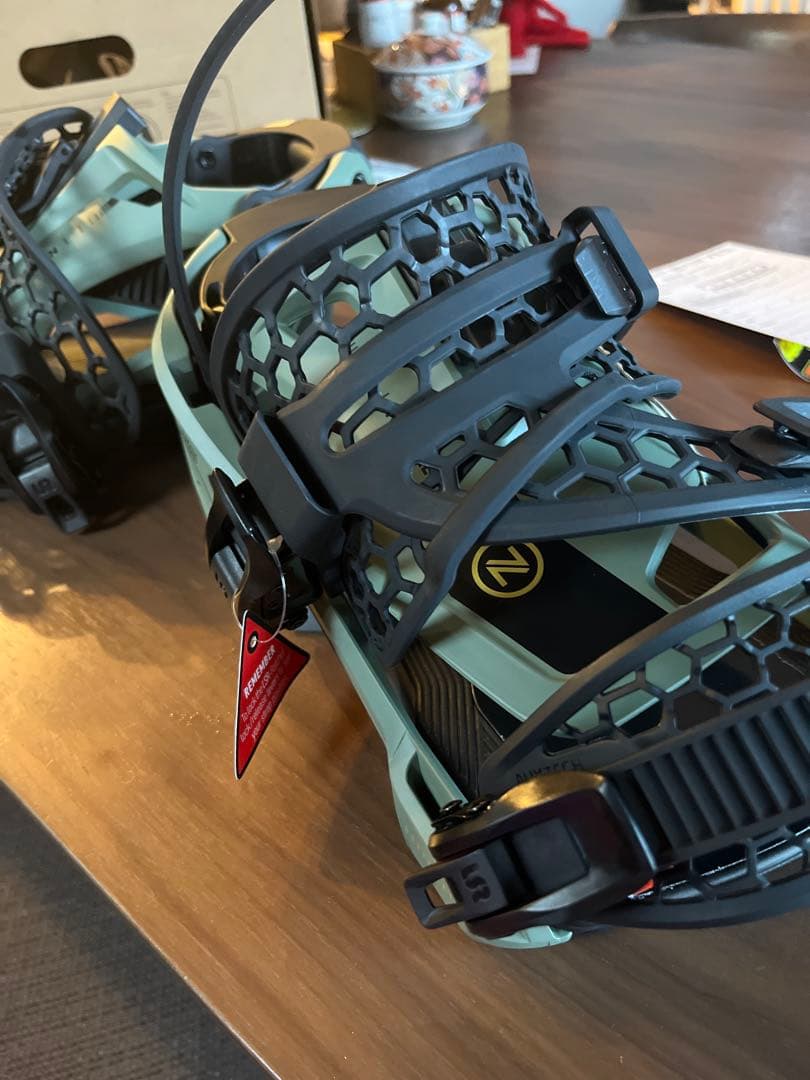 値下げ！！Nidecker スノーボード ビンディング ブラック/グリーン