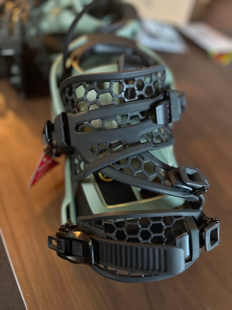 値下げ！！Nidecker スノーボード ビンディング ブラック/グリーン