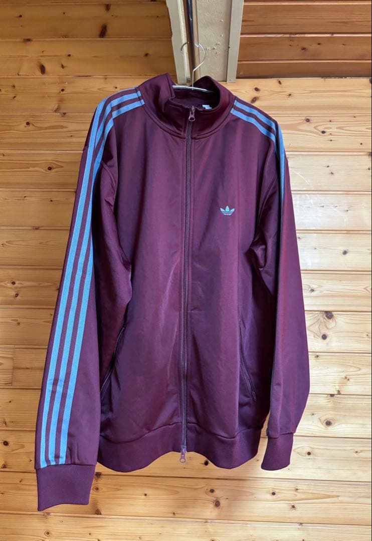 adidas バーガンディ ジャージ A/M