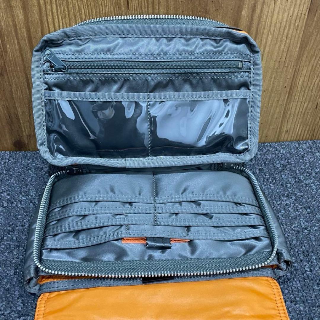 極美品 希少色✨ポーター タンカー ショルダーバッグ ポシェット シルバーグレー