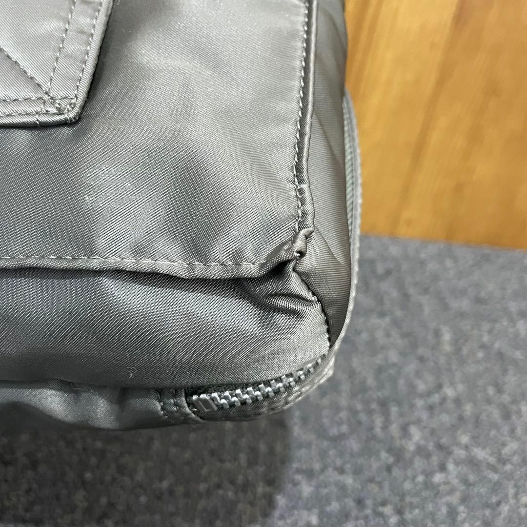 極美品 希少色✨ポーター タンカー ショルダーバッグ ポシェット シルバーグレー
