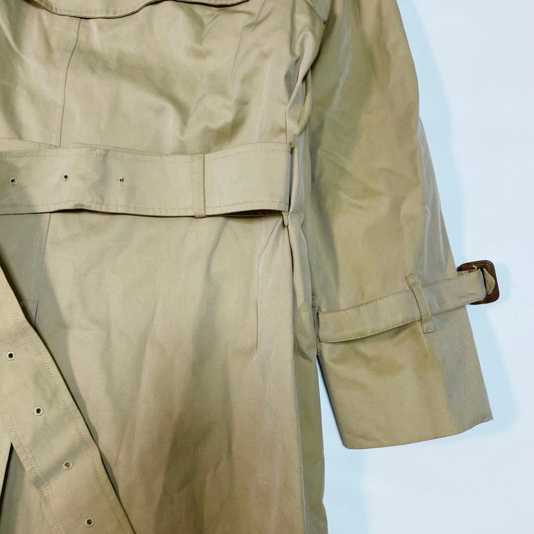 BURBERRY ステンカラーコート　ベルト　ノバチェック　ハニーベージュ