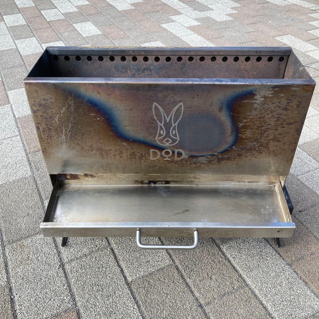 DOD めちゃもえファイヤー焚き火台 ステンレス製 笑´s グリルプレート