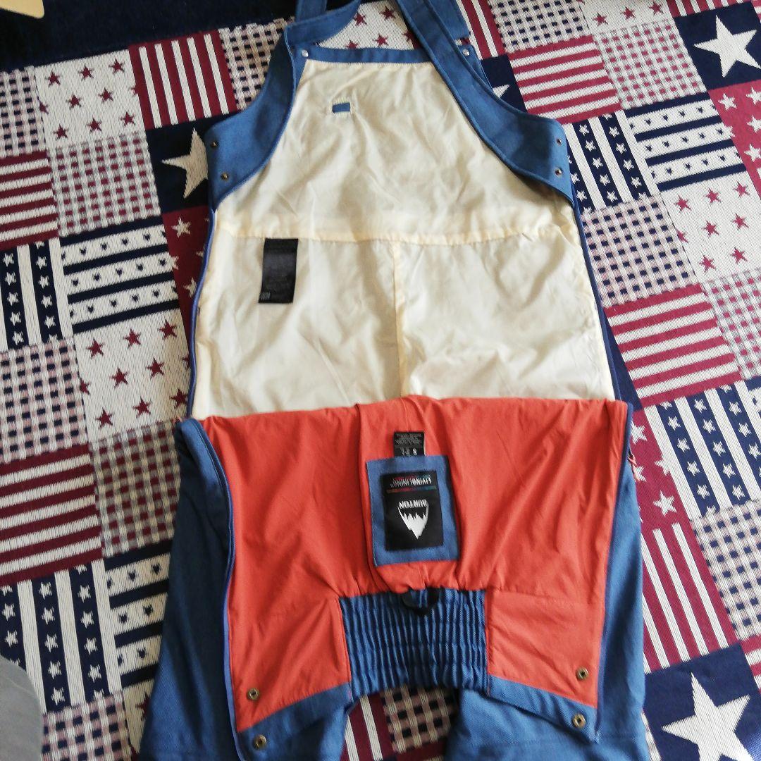 burton バートン デニム調 ビブパンツ つなぎ レディース S