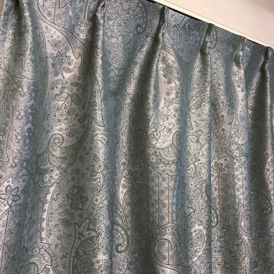 カーテン　幅150cm×丈240cm2枚　ジャガード