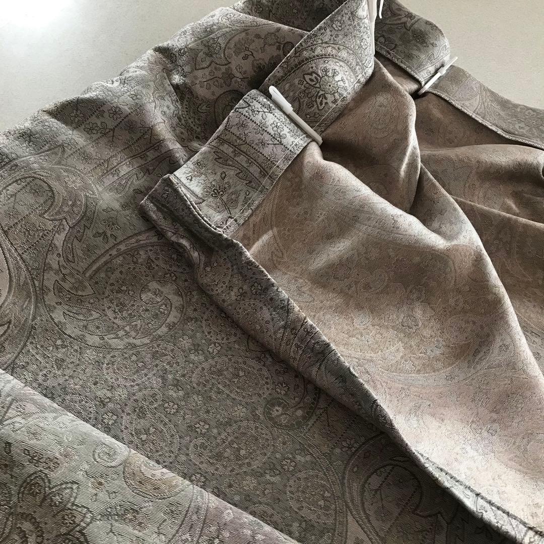 カーテン　幅150cm×丈240cm2枚　ジャガード