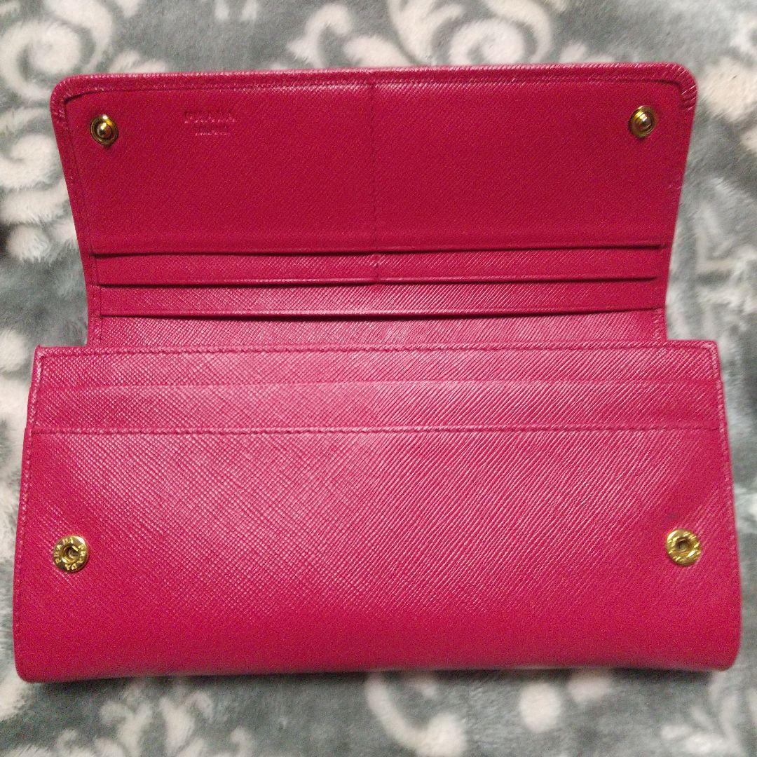 PRADAサフィアーノ リボン付き 長財布