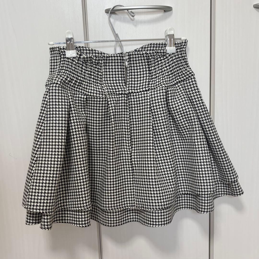 ミシェルマカロン 美脚スカート 千鳥柄 S - メルカリ