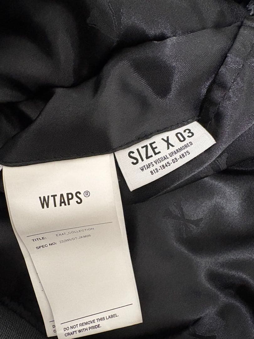 WTAPS グレー MA-1 フライトジャケット　サイズ03