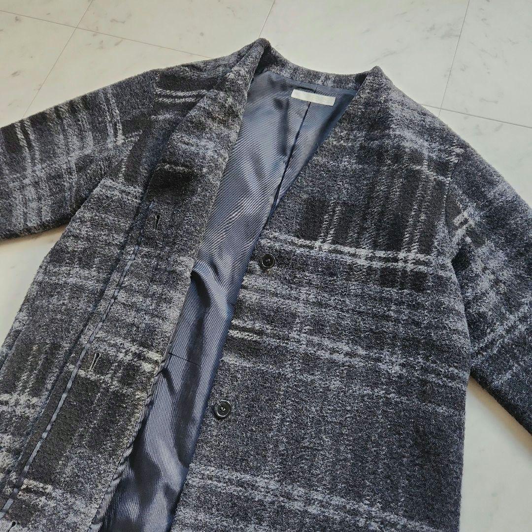 りょう様 美品 ガリャルダガランテ コート ノーカラー 黒 チェック