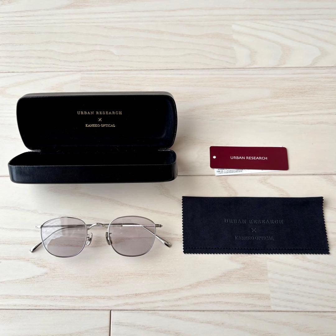 カネコオプティカル×アーバンリサーチ メタルフレーム メガネ サングラス 未使用