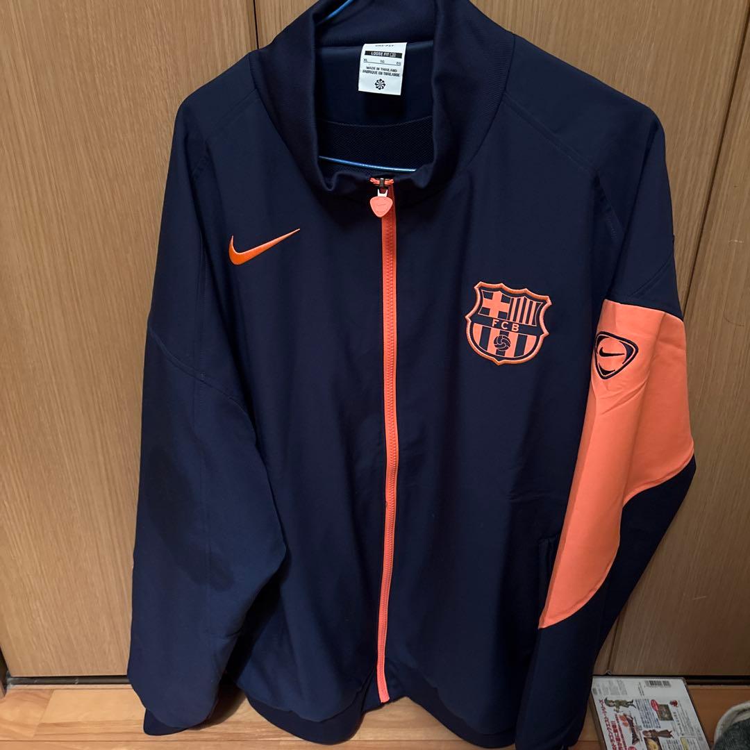 Nike FC Barcelona ジャケット M ネイビー/オレンジ