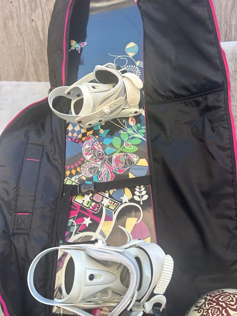 Yellowbus スノーボードセット ブーツ24.5cm ヘルメット ケース付