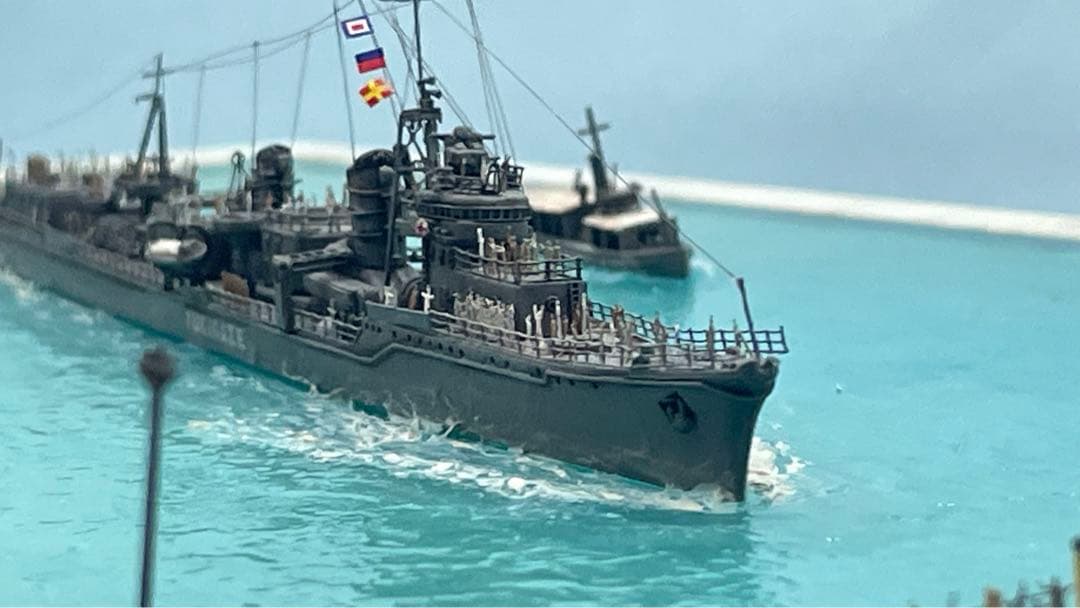 復員船 雪風 ジオラマ - メルカリ