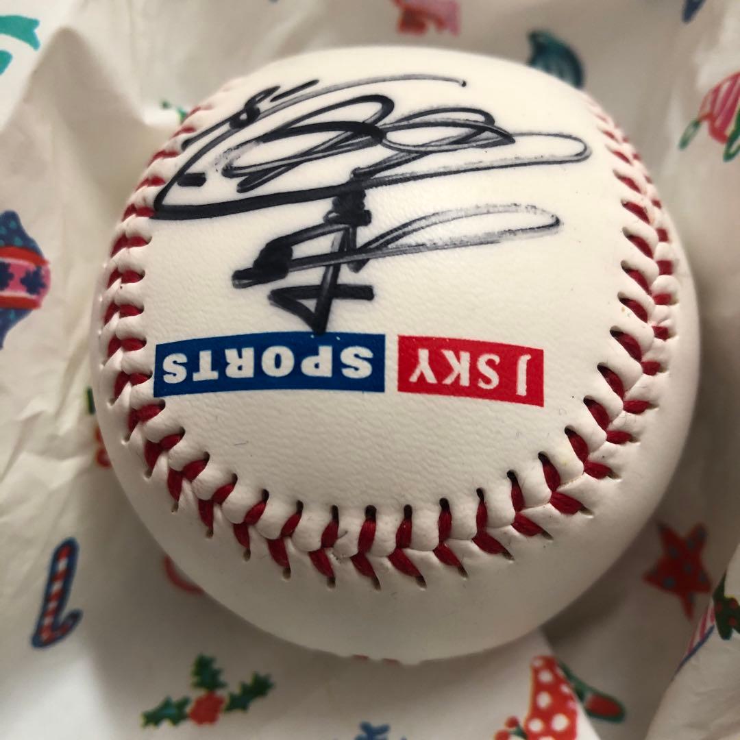 松坂大輔 直筆サインボール　懸賞当選品