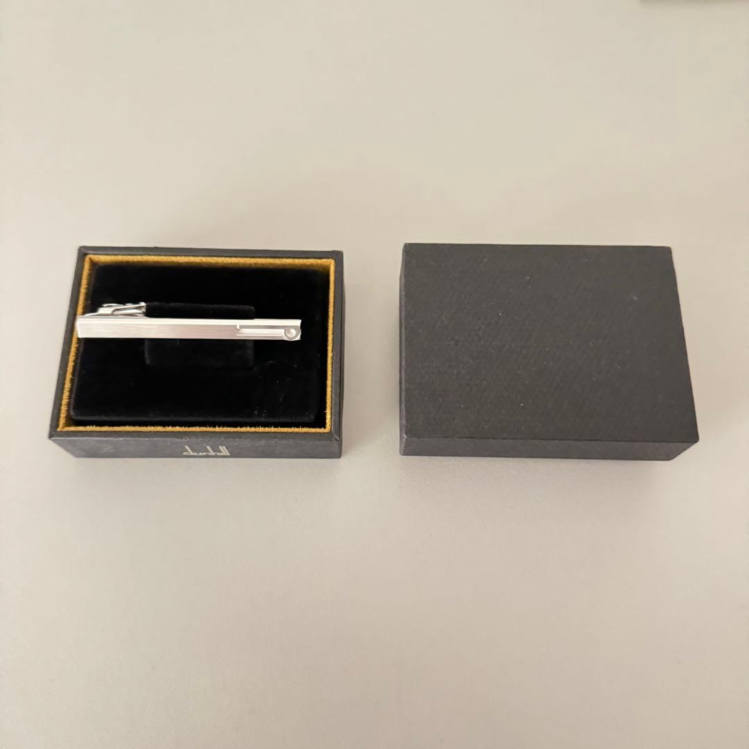 dunhill ネクタイピン シルバー 専用ケース付き