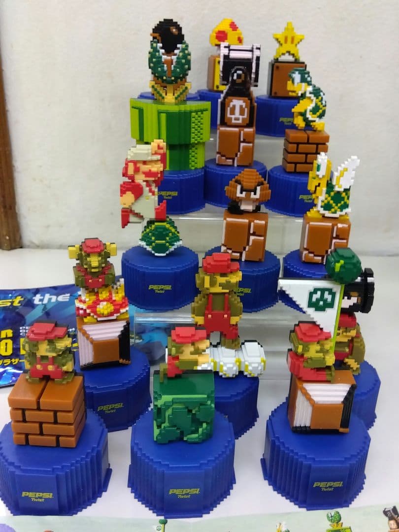 スーパーマリオ ペプシ ボトルキャップ 全30種 コンプリート - メルカリ