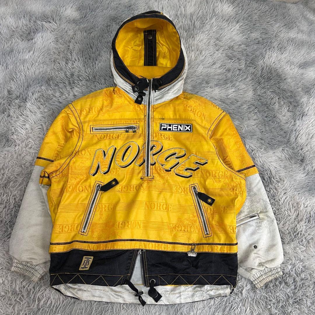 m6580【希少 ノルウー代表 フェニックス】スキーウェア 上下 メンズ (L)