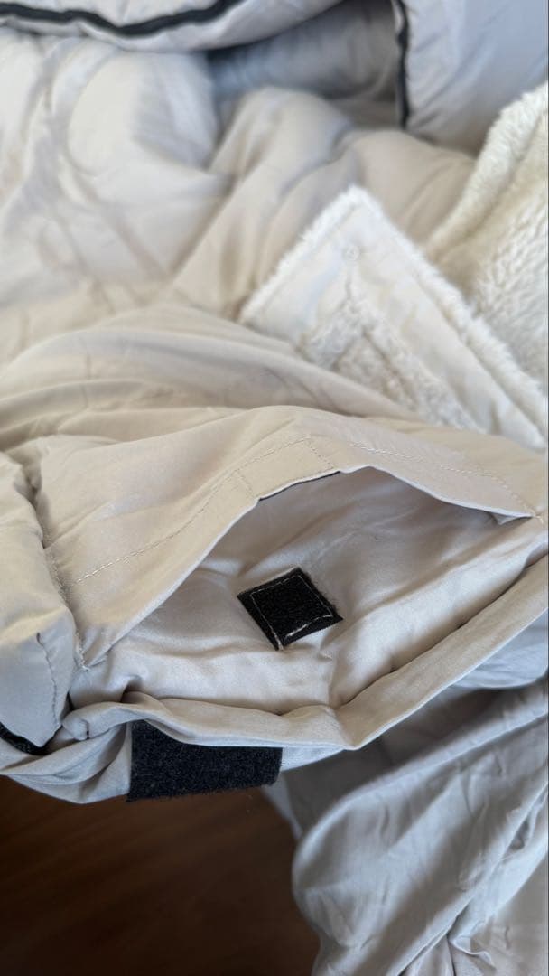 Nuuca ヒュッゲスリープ Deluxe(2023)フリース付きベージュ×2個