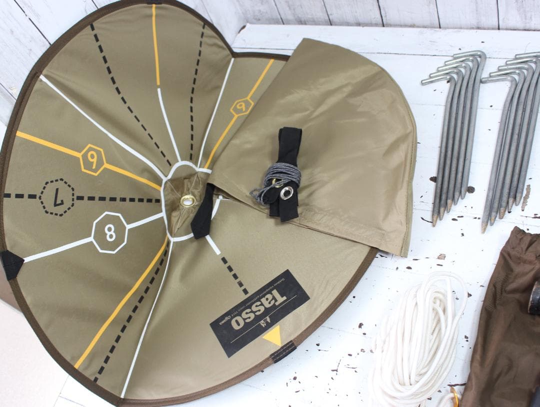 オガワ タッソTC メッシュスクリーン ハーフインナー 張り出しポールセット