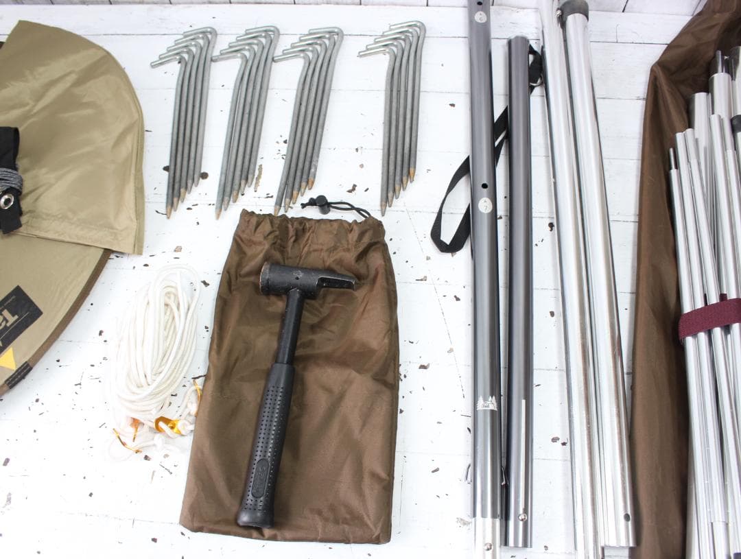 オガワ タッソTC メッシュスクリーン ハーフインナー 張り出しポールセット