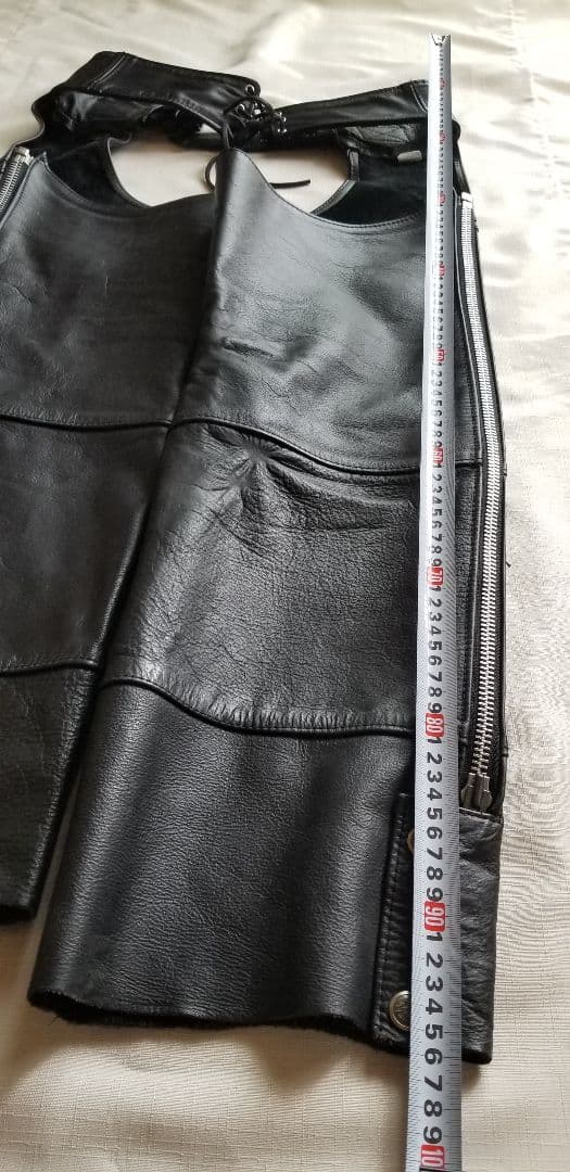 HARLEY DAVIDSON　黒レザー チャップス [サイズXS]