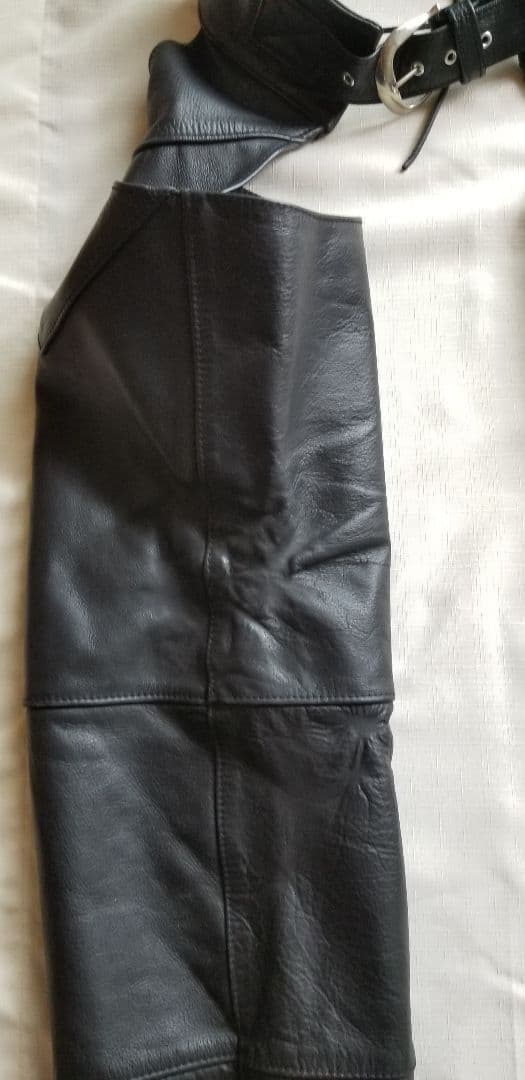 HARLEY DAVIDSON　黒レザー チャップス [サイズXS]