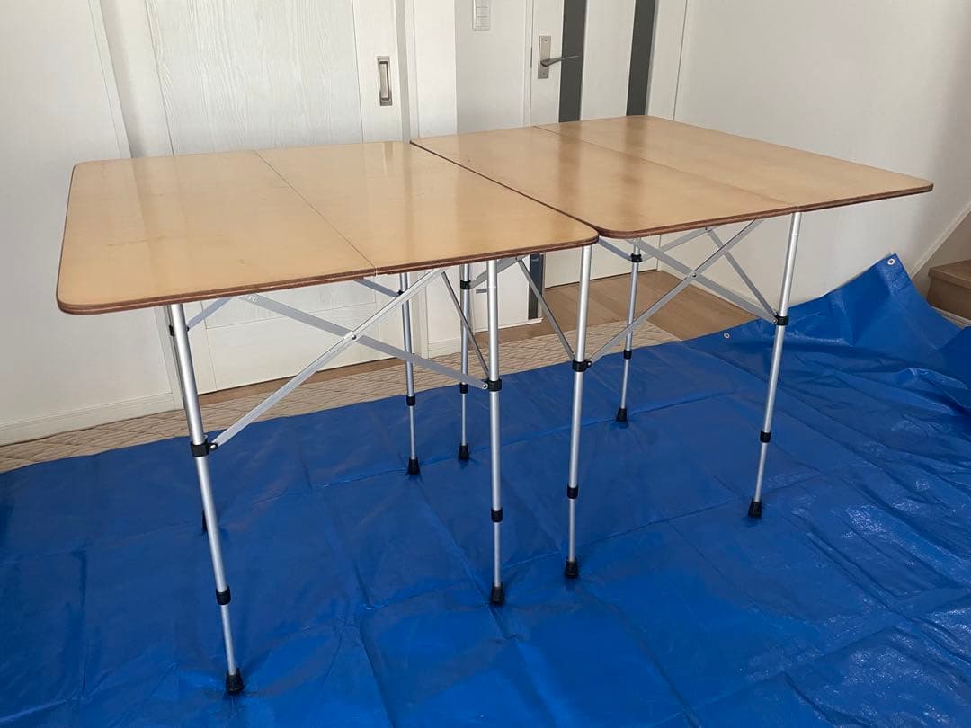 スノーピーク フォールディングテーブル 2台セット 収納バッグ付き