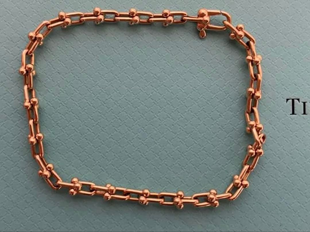 ティファニー ハードウェア マイクロリンクブレスレット　RG