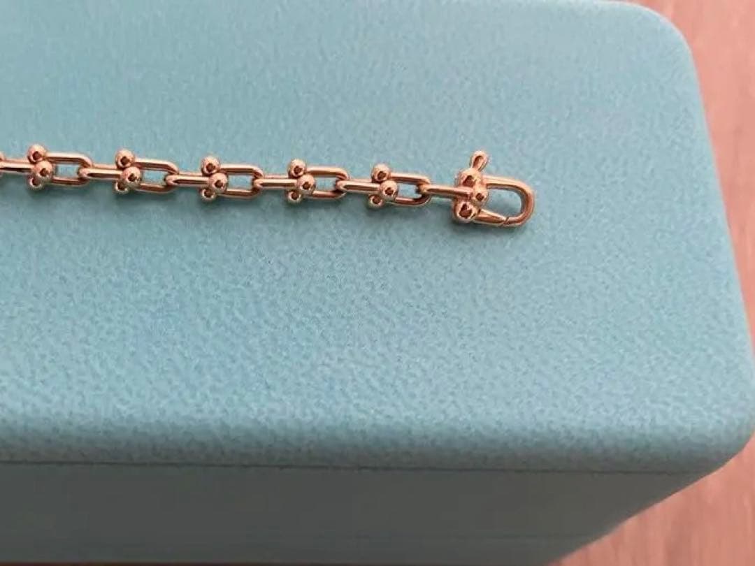 ティファニー ハードウェア マイクロリンクブレスレット　RG