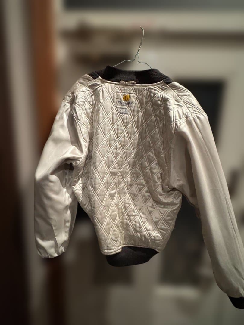 Mac Beth スタジャン グレー/ホワイト