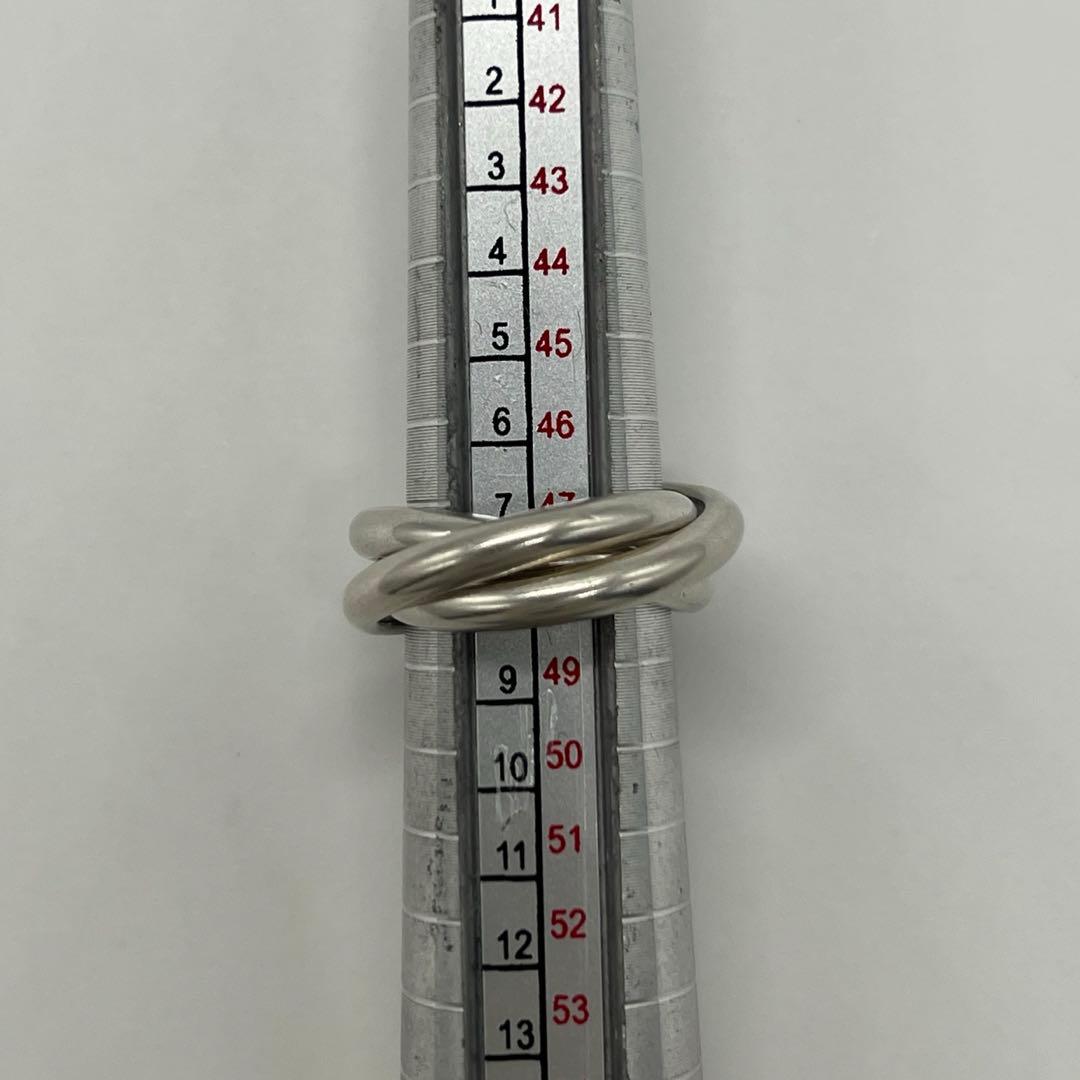 ティファニー TIFFANY トリニティリング 3連リング 8号 SV925 - メルカリ