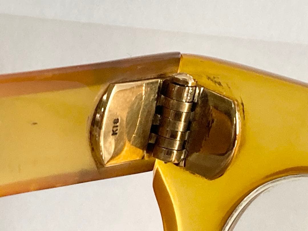 350万 iwaki 保管品 本鼈甲 白甲 べっ甲 最高級 K18 メガネ - メルカリ