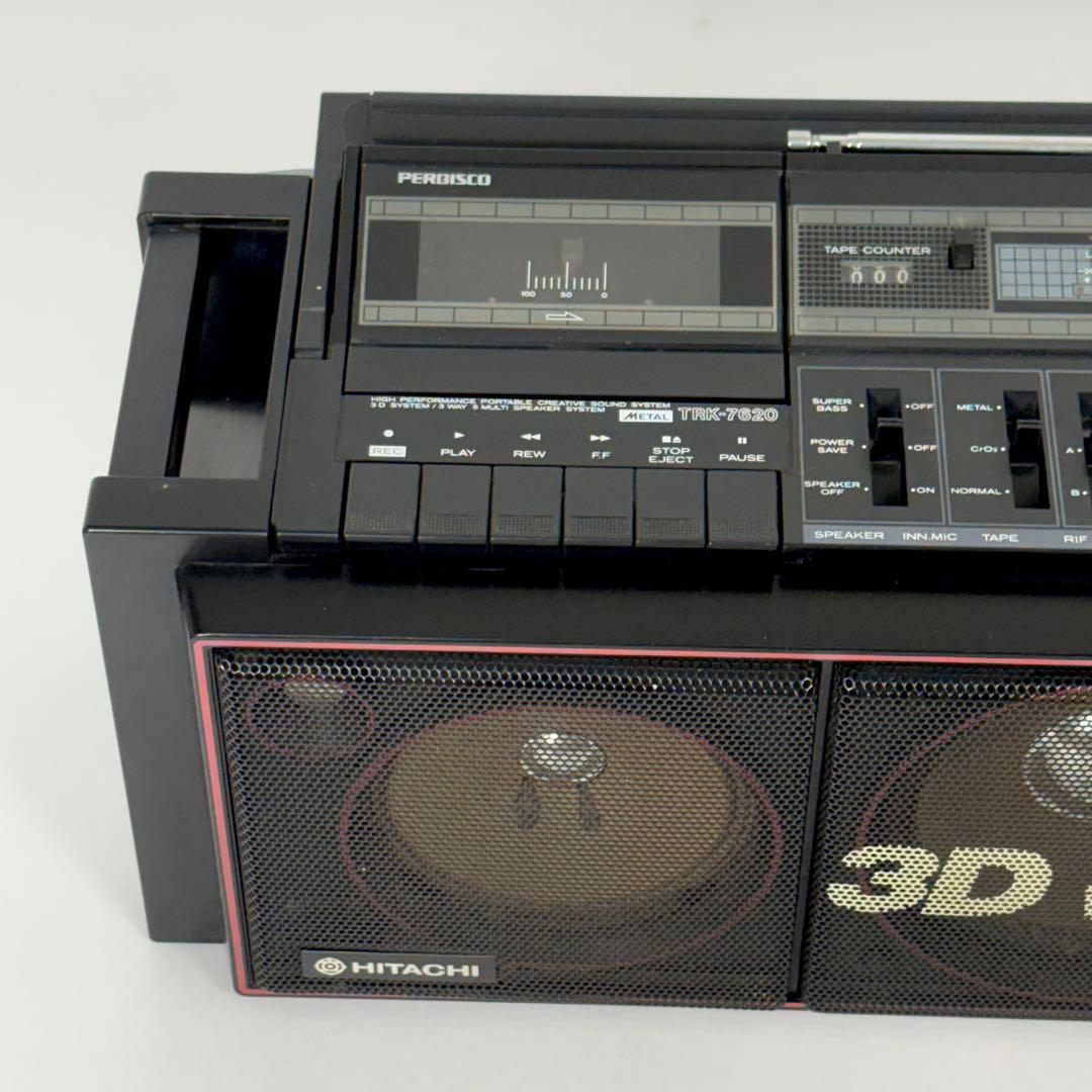★現状品★ HITACHI 日立 メタル対応ラジカセ TRK-7620