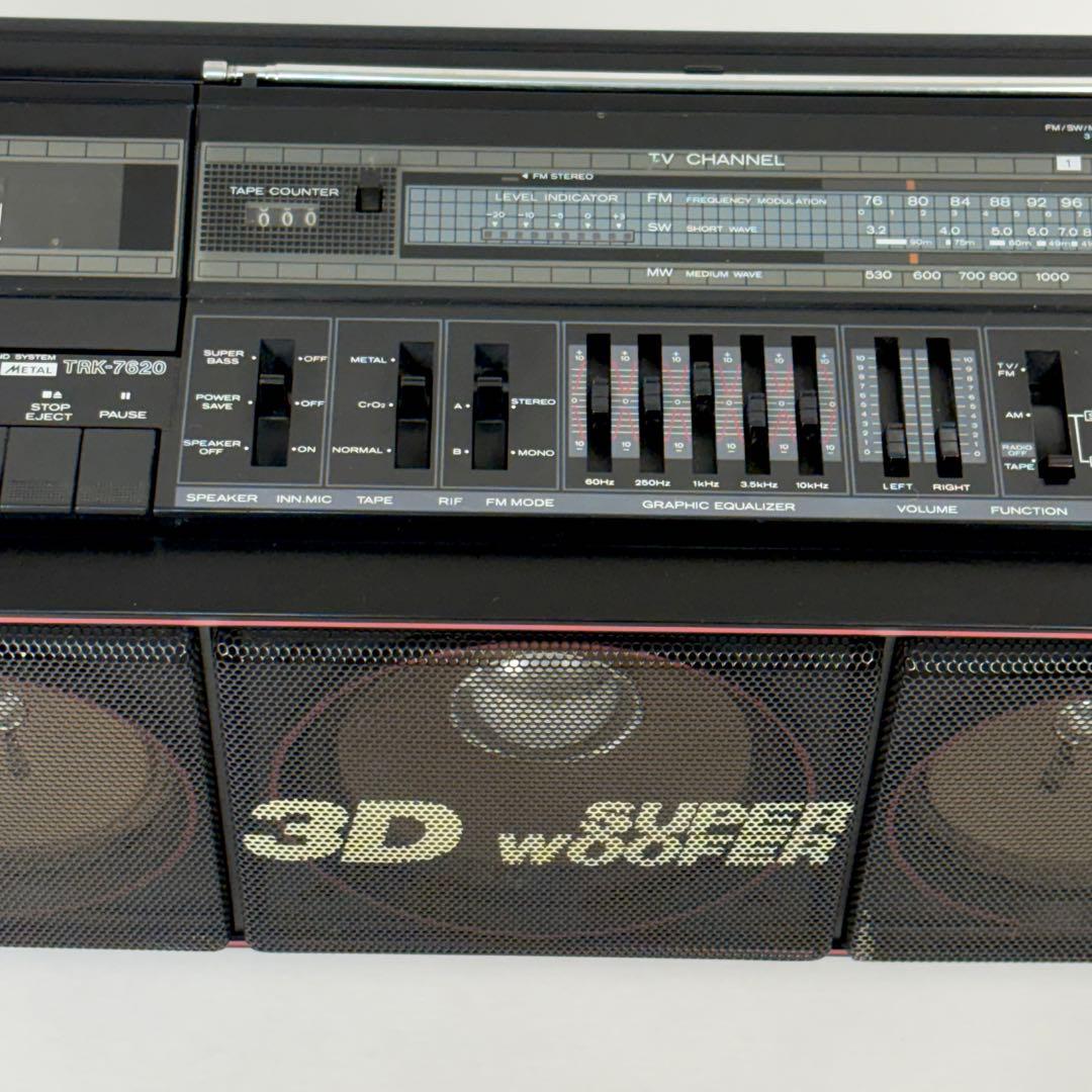 ★現状品★ HITACHI 日立 メタル対応ラジカセ TRK-7620