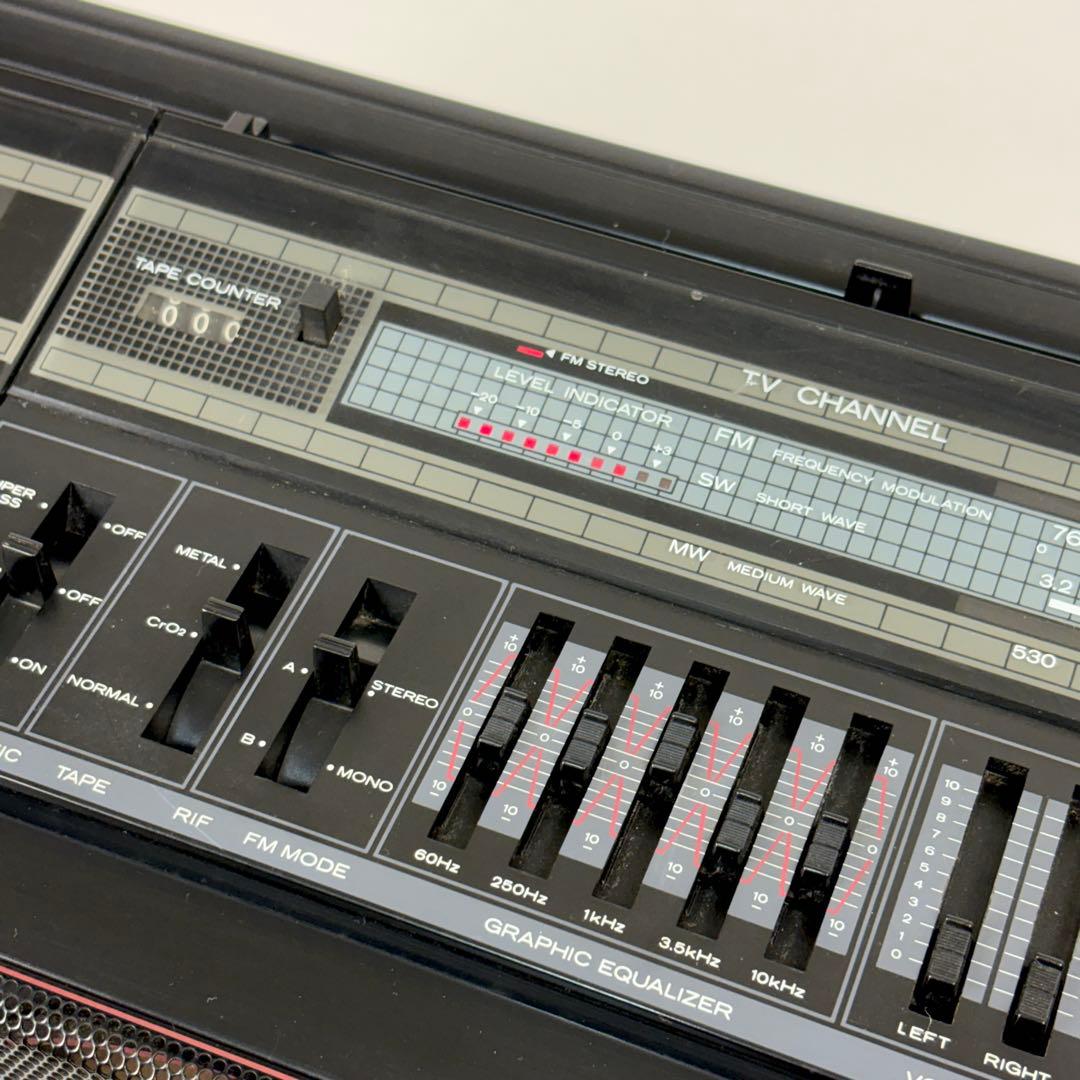 ★現状品★ HITACHI 日立 メタル対応ラジカセ TRK-7620