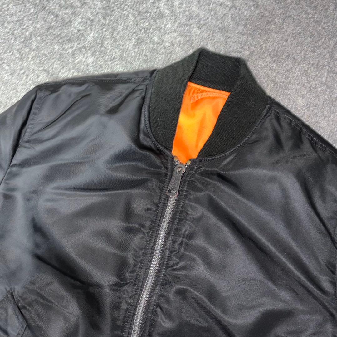 【極美品✨】【90s】ALPHA INDUSTRIE ma-1 ブラック M