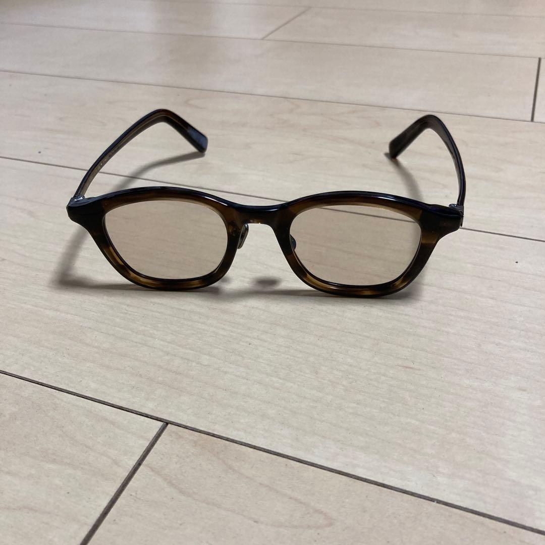 美品！！アイヴァンEVEVAM名作７２８５ブラウン抜け感モテメガネサングラス！！